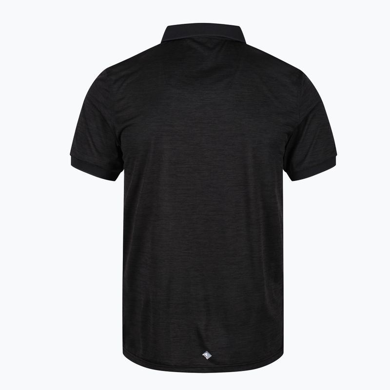 Pánske trekingové tričko REGATTA Polo Remex II black 6