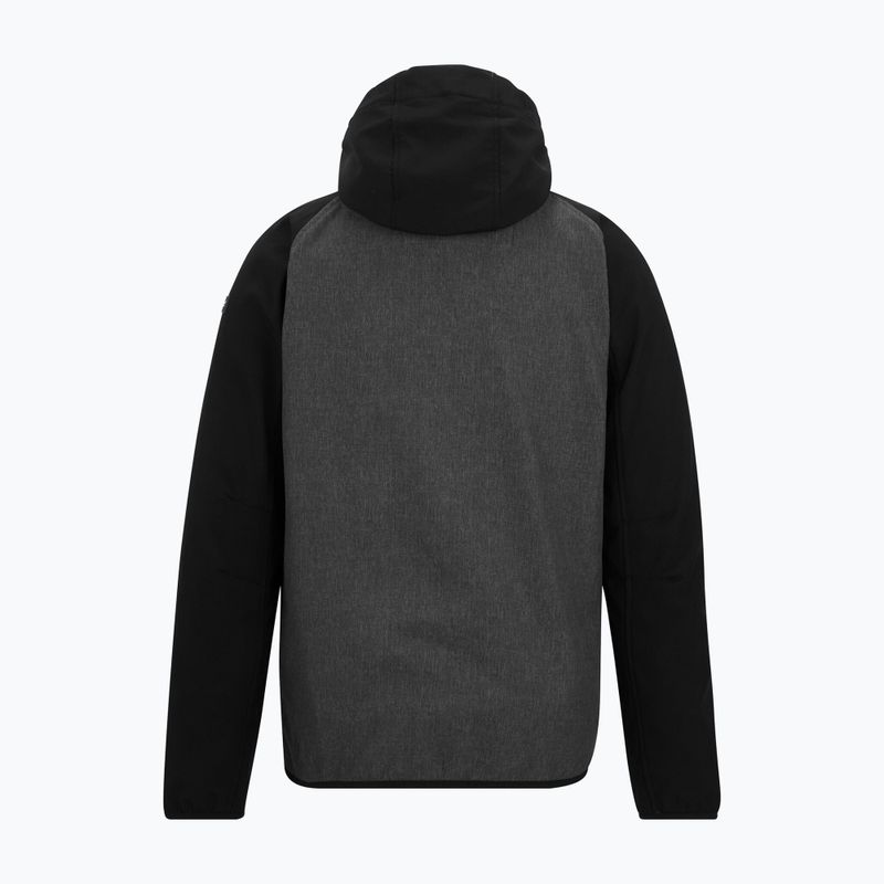 Pánska softshellová bunda REGATTA Arec III ash marl/black 6