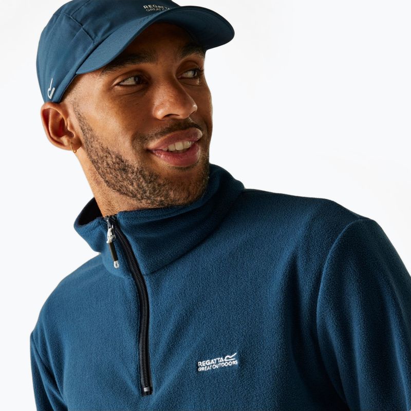 Pánska fleecová mikina REGATTA Thompson moonlight denim 4