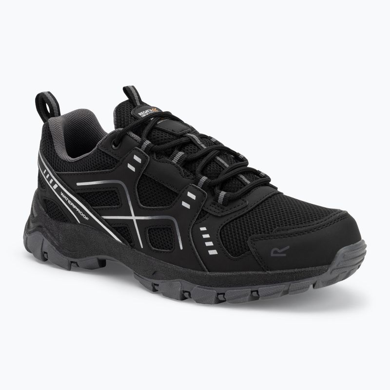 Pánske trekové topánky Regatta Vendeavour Low black/granite