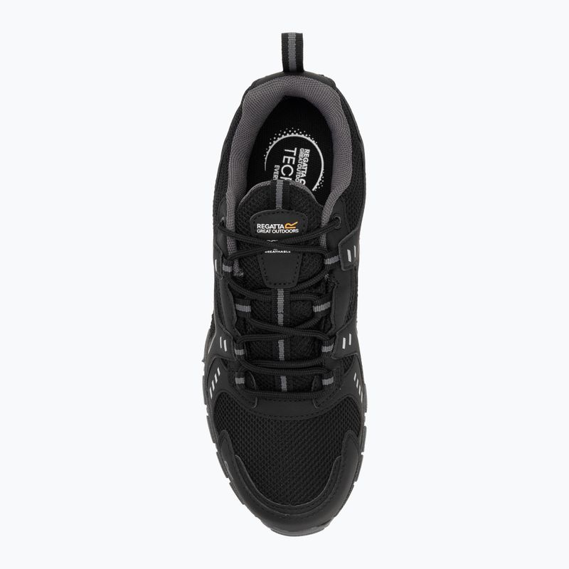 Pánske trekové topánky Regatta Vendeavour Low black/granite 5