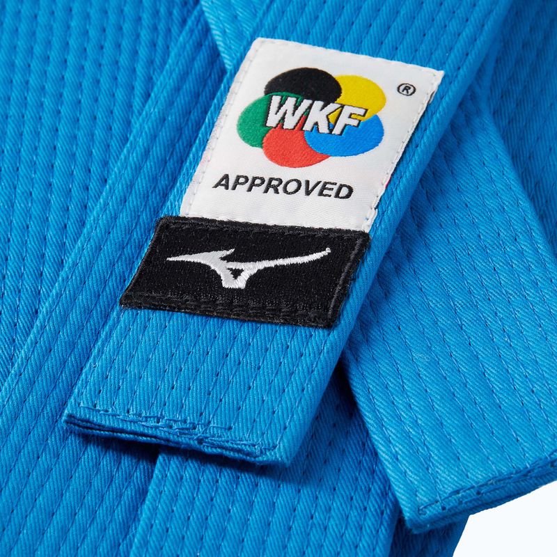 Opasok na kimono Mizuno Karate WKF RB blue 2