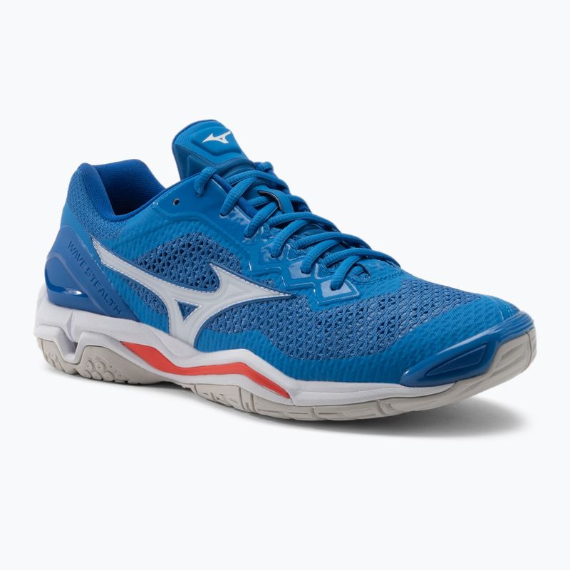 Mizuno Wave Stealth V hádzanárska obuv modrá X1GA180024