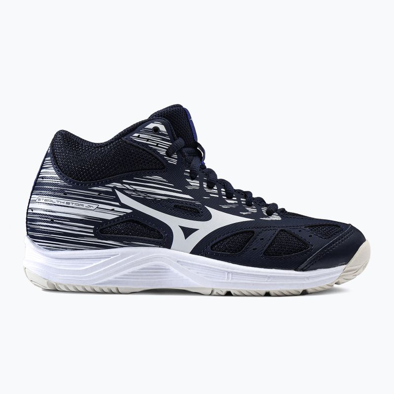 Detská hádzanárska obuv Mizuno Stealth Star Mid tmavomodrá X1GC21152 2