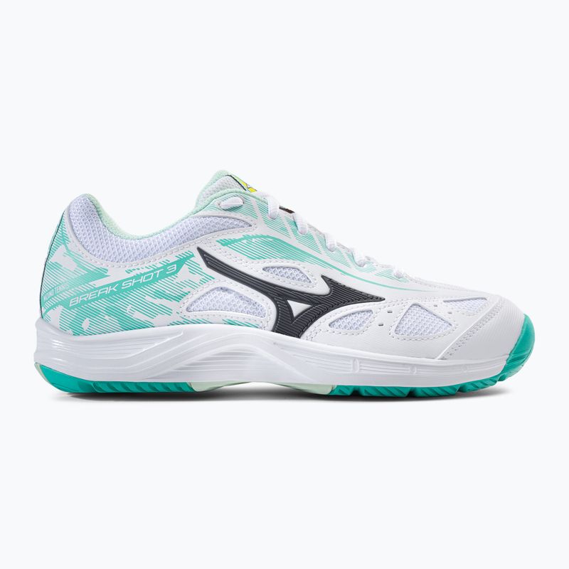 Dámska tenisová obuv Mizuno Break Shot 3 AC bielo-zelená 61GA212623 2
