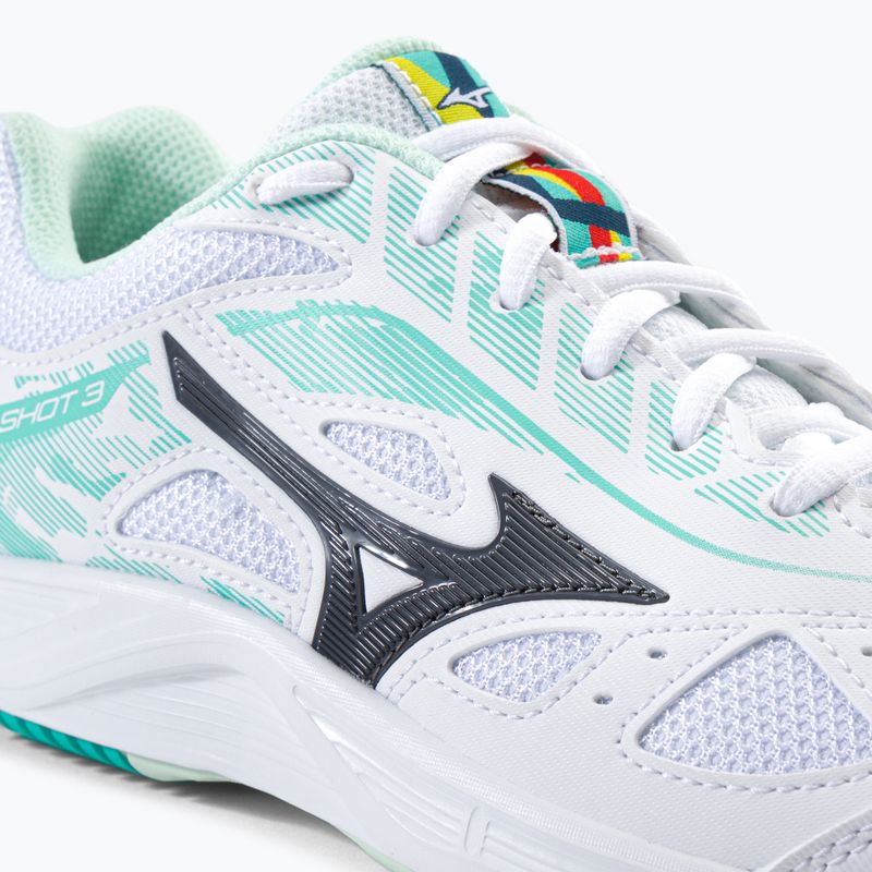 Dámska tenisová obuv Mizuno Break Shot 3 AC bielo-zelená 61GA212623 8