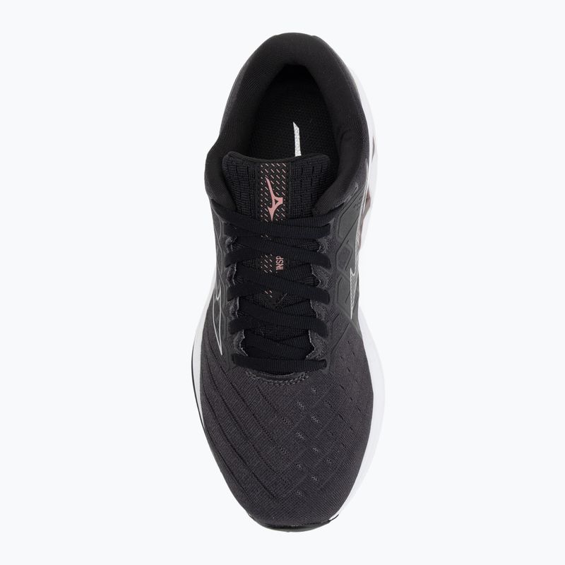 Pánske bežecké topánky Mizuno Wave Inspire 18 D black/silver/ebony 5