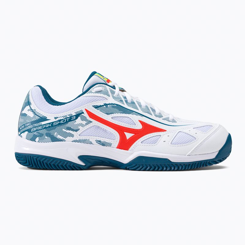 Pánska tenisová obuv Mizuno Breakshot 3 CC white 61GC2125 2