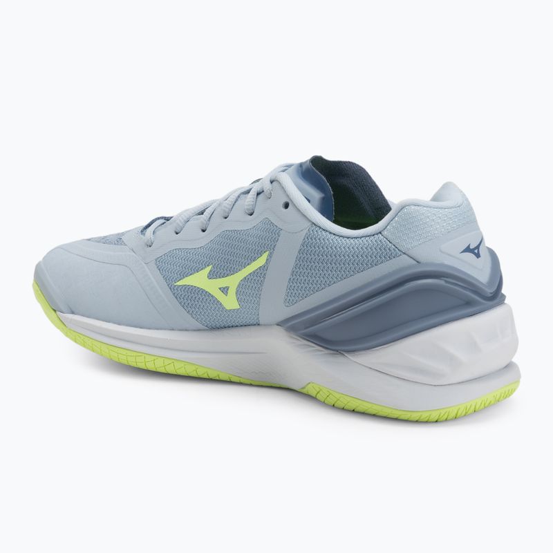 Dámske hádzanárske topánky Mizuno Wave Stealth Neo heather/white/neo lime 3