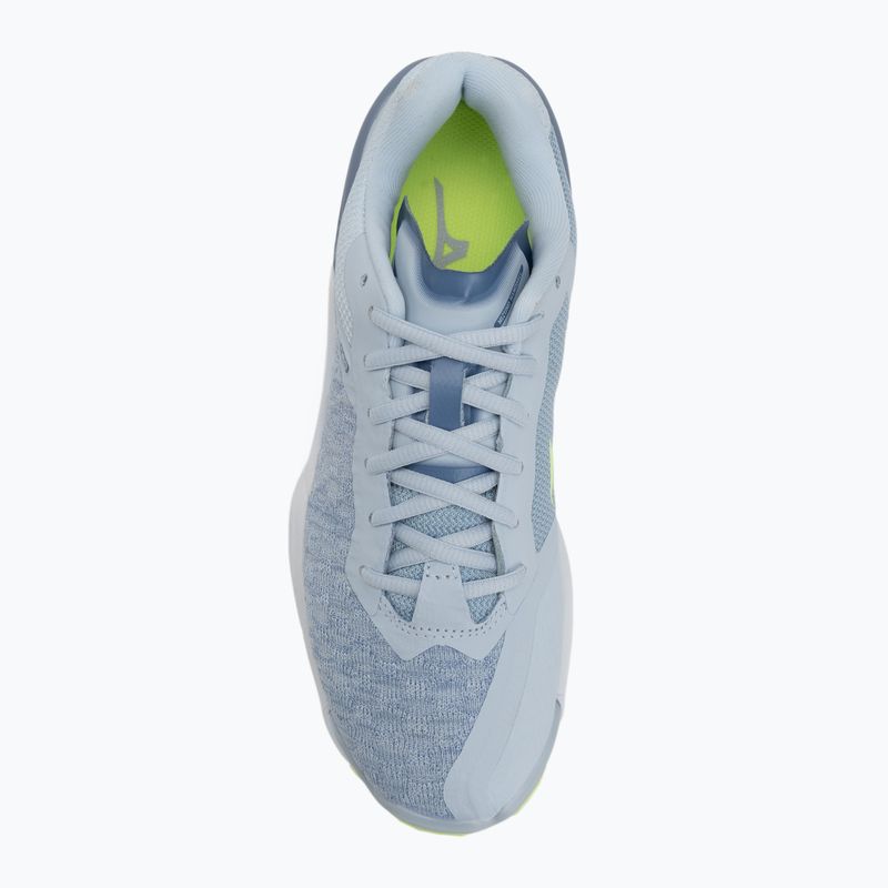 Dámske hádzanárske topánky Mizuno Wave Stealth Neo heather/white/neo lime 5