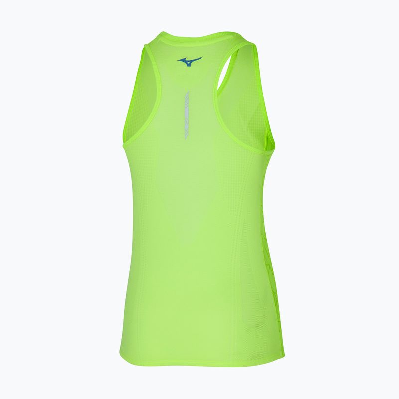 Dámske bežecké tielko Mizuno Aero Tank neolime 2