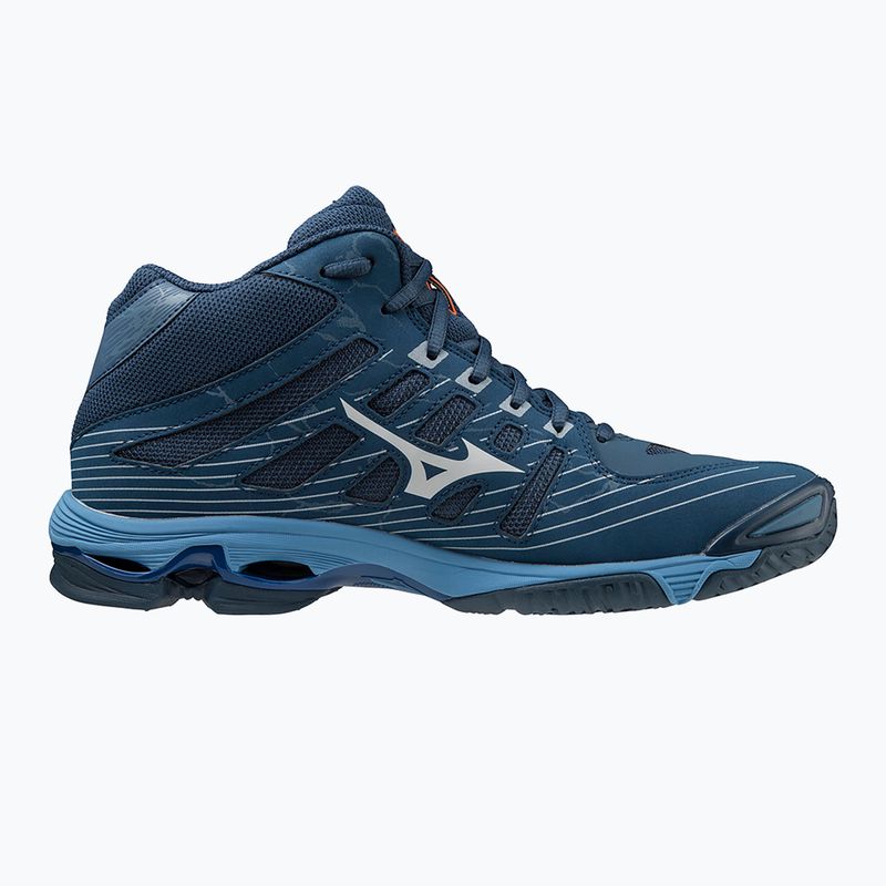 Pánska volejbalová obuv Mizuno Wave Voltage Mid tmavomodro-modrá V1GA216521 3
