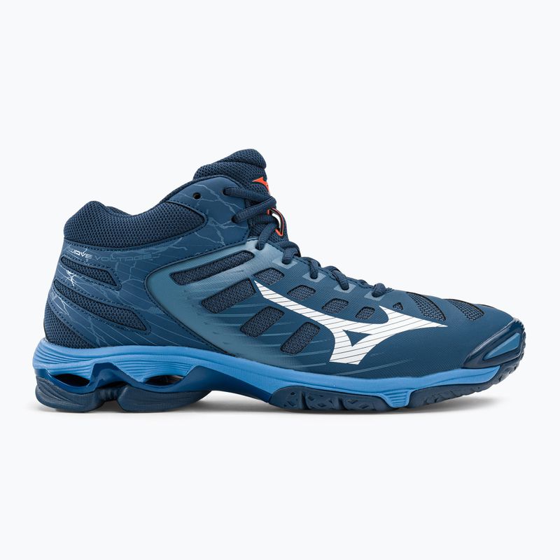 Pánska volejbalová obuv Mizuno Wave Voltage Mid tmavomodro-modrá V1GA216521 2