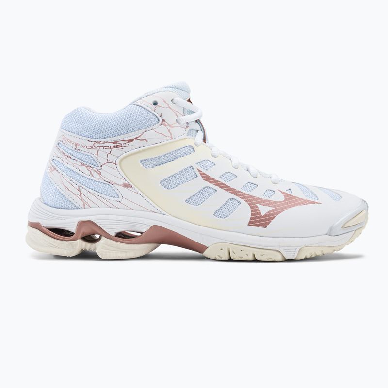 Dámska volejbalová obuv Mizuno Wave Voltage Mid biela V1GC216536 2