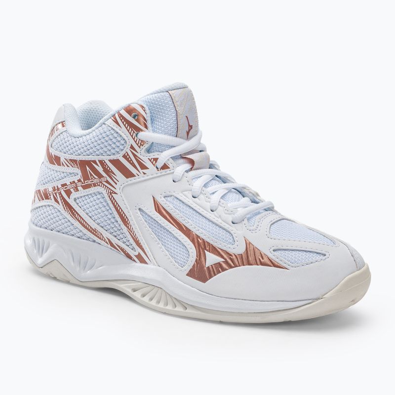Dámska volejbalová obuv Mizuno Thunder Blade 3 Mid biela V1GC217536