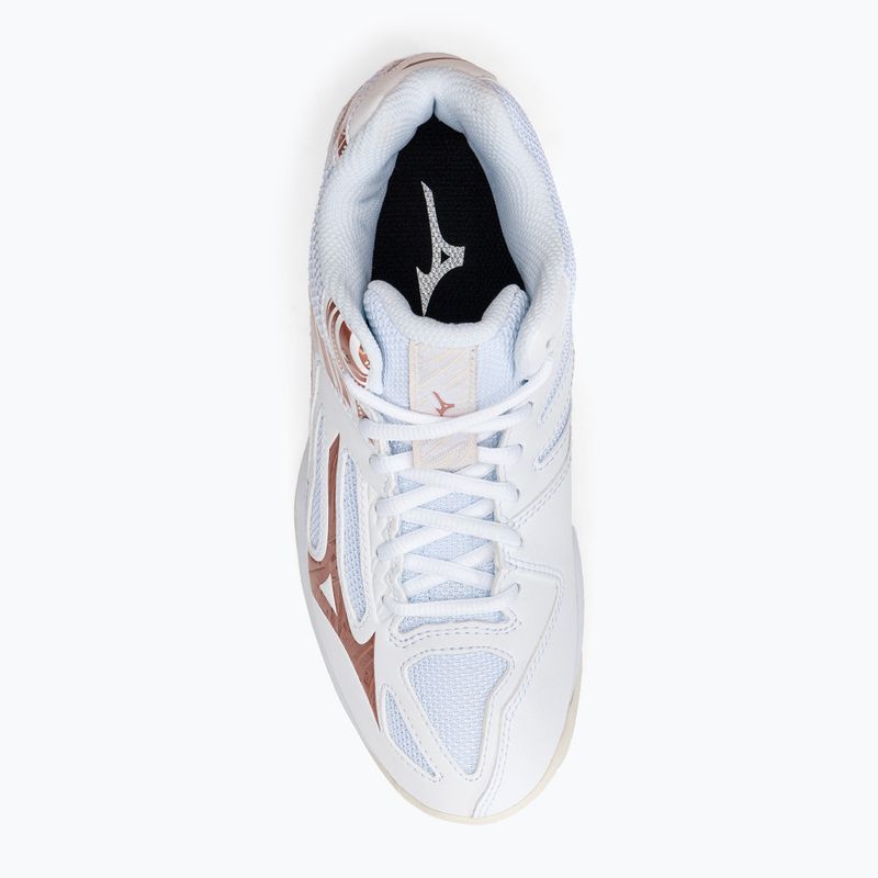 Dámska volejbalová obuv Mizuno Thunder Blade 3 Mid biela V1GC217536 6
