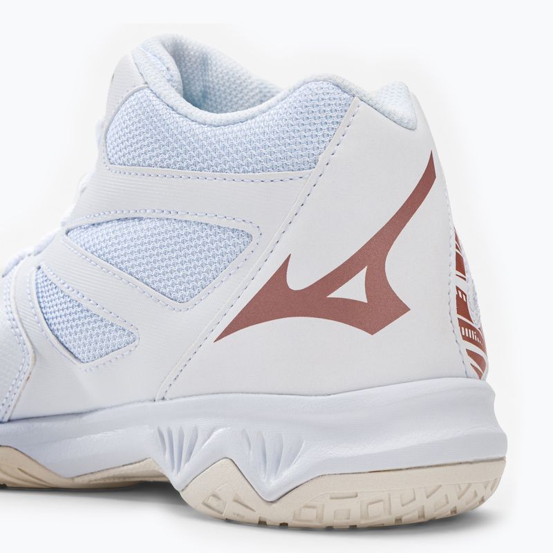 Dámska volejbalová obuv Mizuno Thunder Blade 3 Mid biela V1GC217536 11