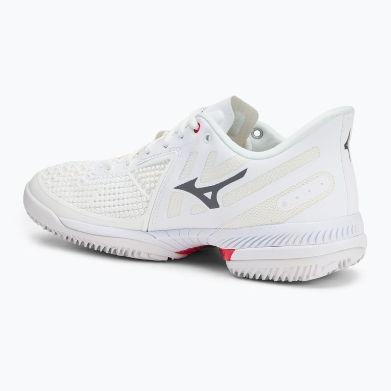 Dámska tenisová obuv Mizuno Wave Exceed Tour 5 CC undyed white/quiet shade/opera red 3