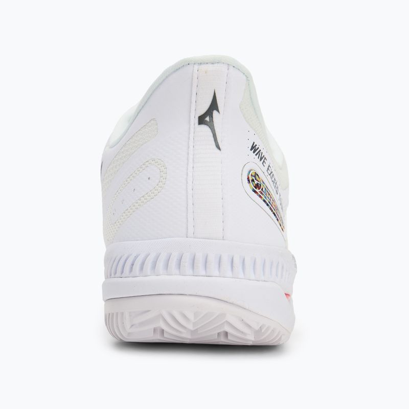 Dámska tenisová obuv Mizuno Wave Exceed Tour 5 CC undyed white/quiet shade/opera red 6