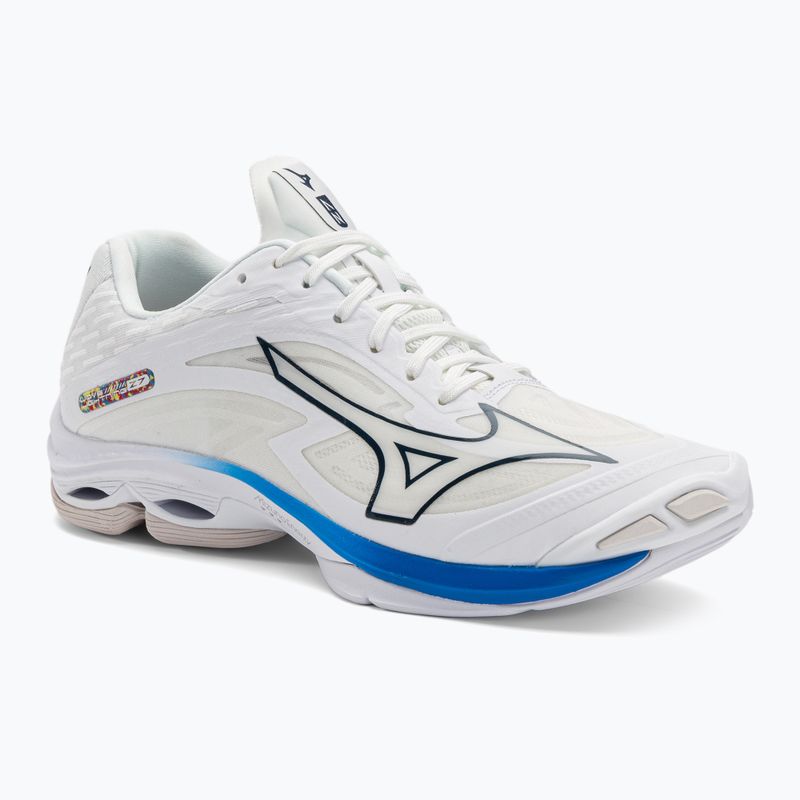 Pánska volejbalová obuv Mizuno Wave Lightning Z7 undyed white/moonlit ocean/peace blue