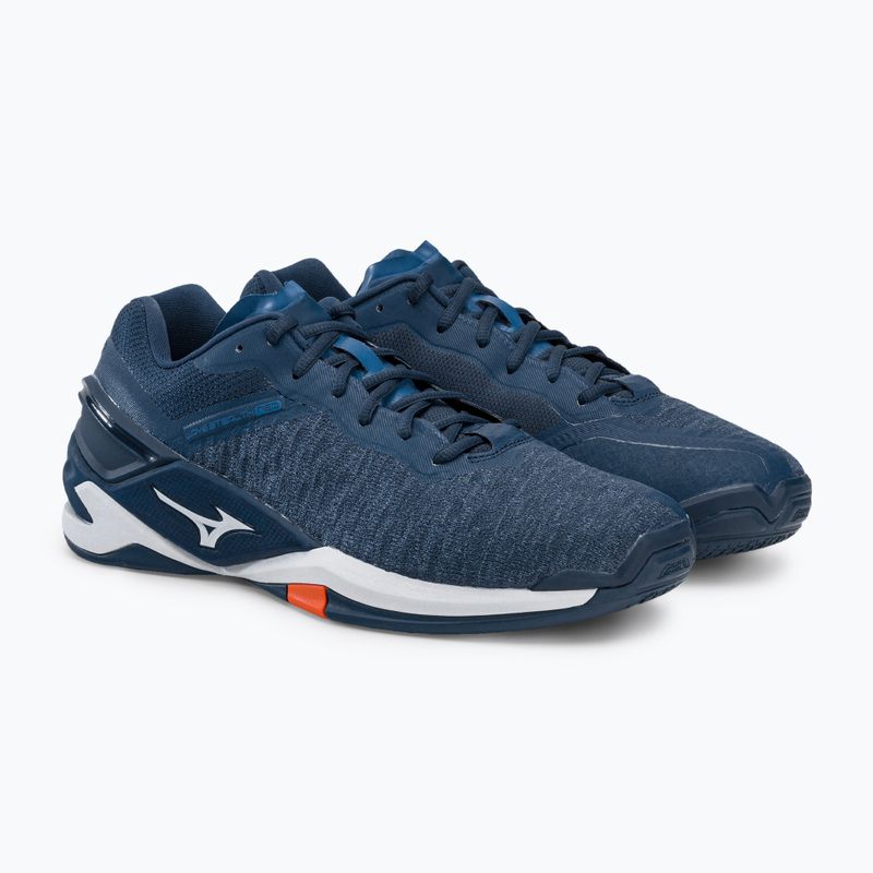 Pánska hádzanárska obuv Mizuno Wave Stealth Neo tmavomodrá X1GA221 5