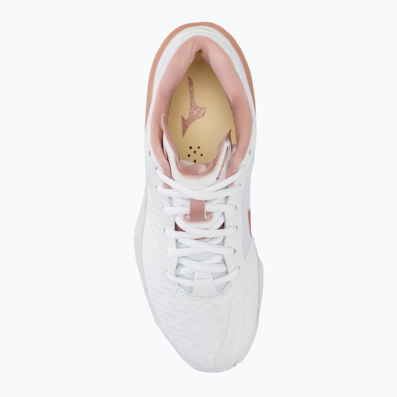 Dámska hádzanárska obuv Mizuno Wave Stealth Neo white/rose/snow white 5