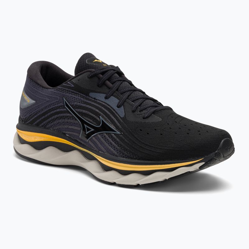 Pánska bežecká obuv Mizuno Wave Sky 6 black/tradewinds/gold fusion