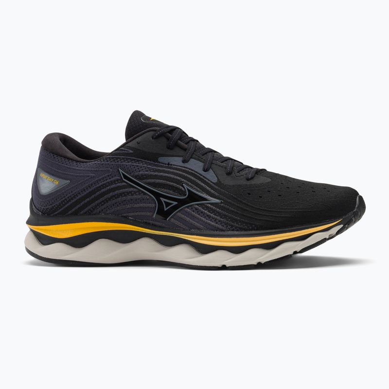 Pánska bežecká obuv Mizuno Wave Sky 6 black/tradewinds/gold fusion 2