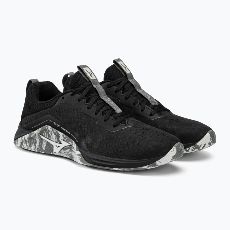 Pánska bežecká obuv Mizuno TS-01 Black/White/Quiet Shade 31GC220101 4