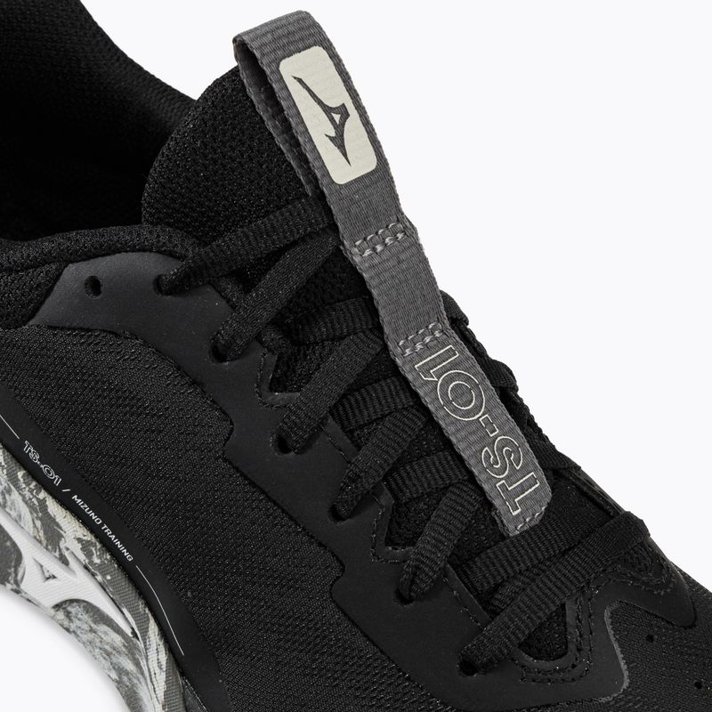 Pánska bežecká obuv Mizuno TS-01 Black/White/Quiet Shade 31GC220101 8