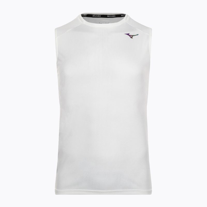 Pánske bežecké tričko Mizuno Two Loop 88 Tank white 32GAA00502