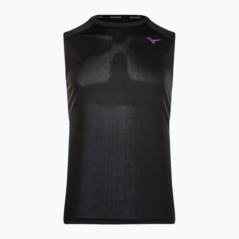 Pánske bežecké tričko Mizuno Two Loop 88 Tank black 32GAA00509