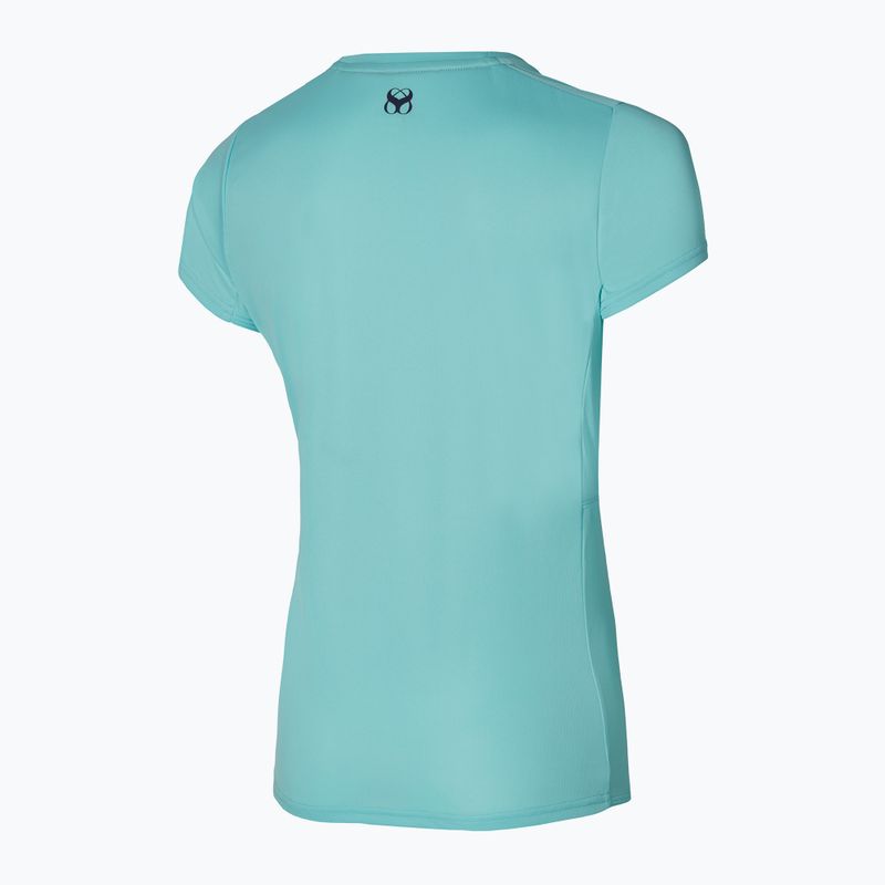 Dámske bežecké tričko Mizuno Two Loop 88 Tee blue 32GAA20122 2