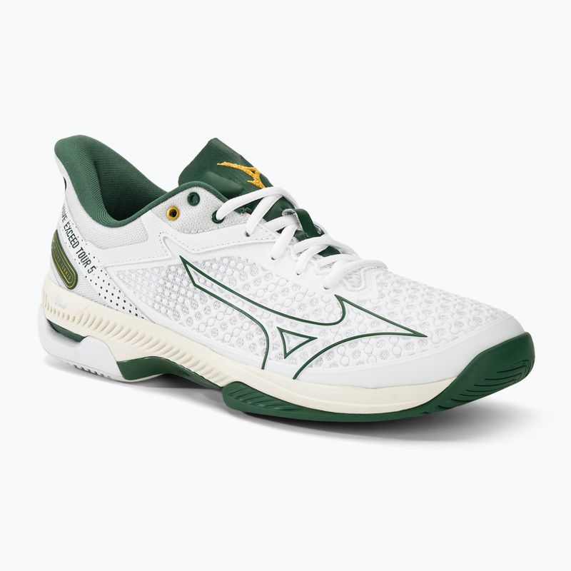 Pánska tenisová obuv Mizuno Wave Exceed Tour 5 AC white/pine needle/papyrus