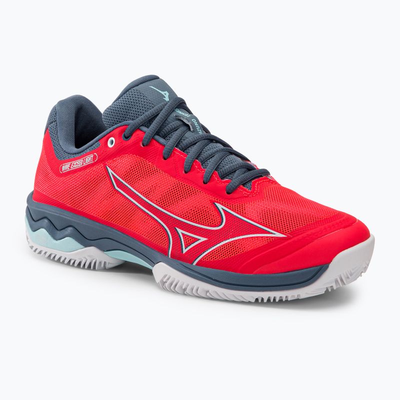 Dámska tenisová obuv Mizuno Wave Exceed Light CC Fierry Coral 2/White/China Blue 61GC222158