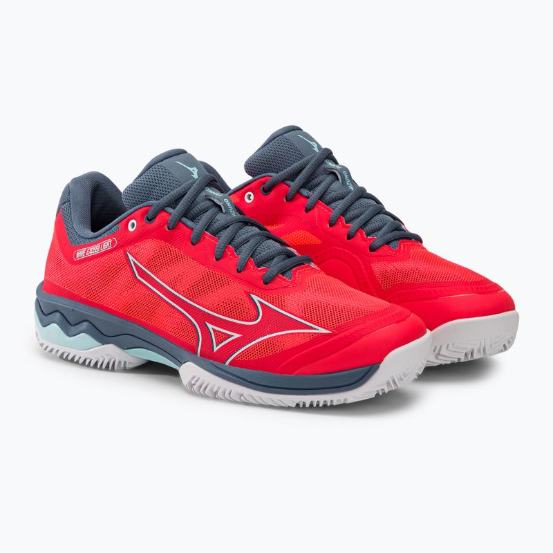 Dámska tenisová obuv Mizuno Wave Exceed Light CC Fierry Coral 2/White/China Blue 61GC222158 4