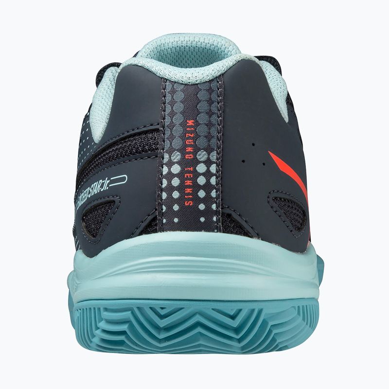 Detská tenisová obuv Mizuno Exceed Star CC collegiate blue/soleil/tanager/turquoise 9