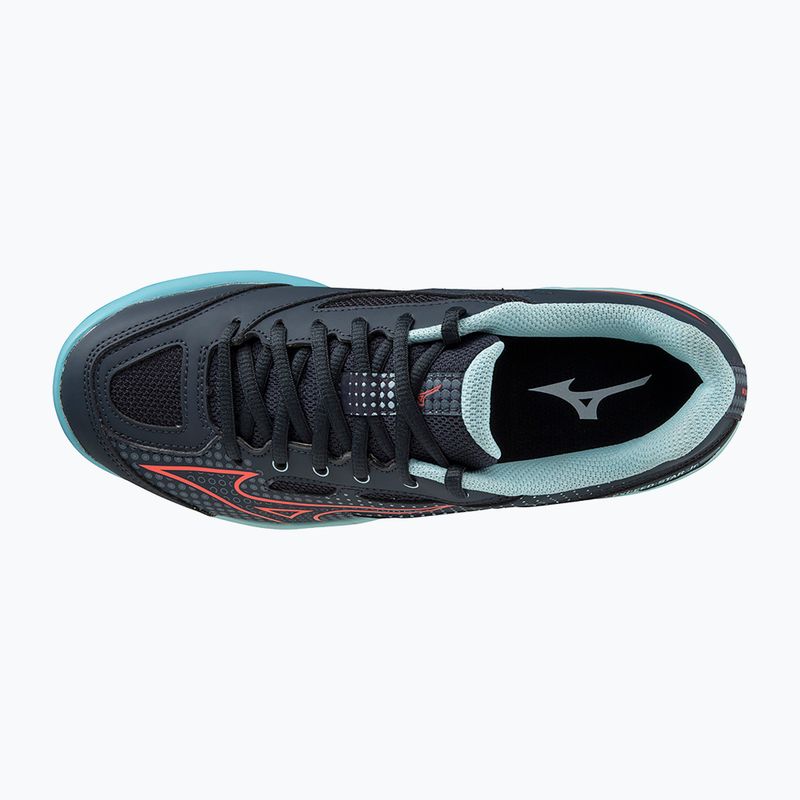 Detská tenisová obuv Mizuno Exceed Star CC collegiate blue/soleil/tanager/turquoise 10