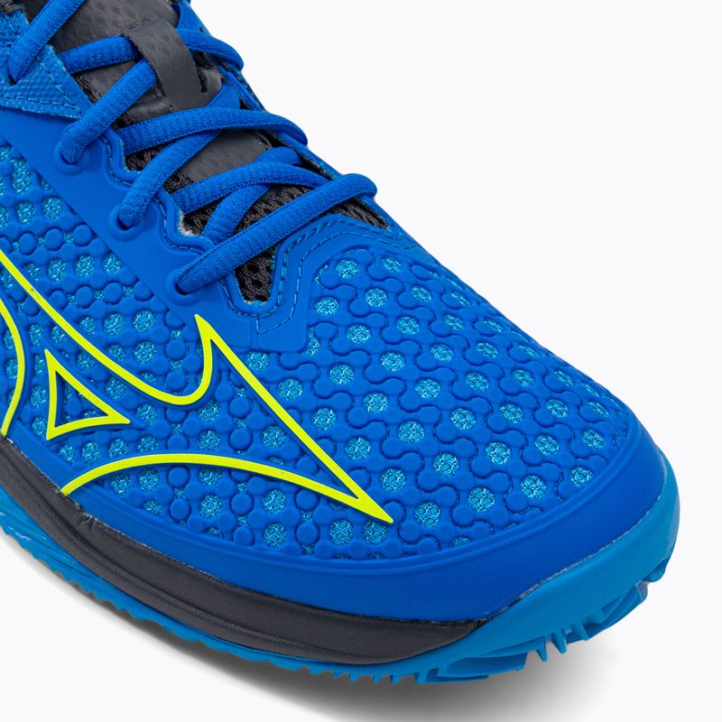 Pánska tenisová obuv Mizuno Wave Exceed Tour 5 CC peace blue/acid lime/iron gate 8