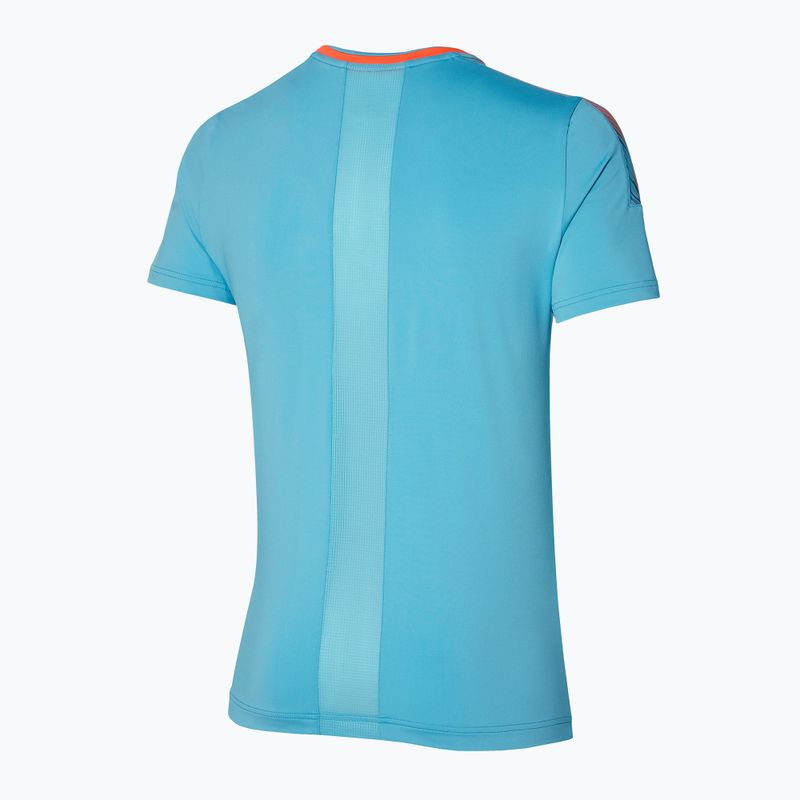 Pánske bežecké tričko Mizuno Shadow Tee blue 62GAA00222 2