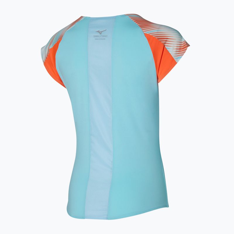 Dámske bežecké tričko Mizuno Printed Tee blue 62GAA20127 2