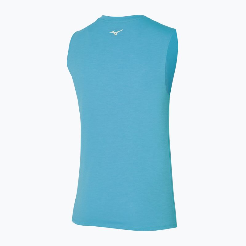 Pánske bežecké tielko Mizuno Impulse Core maui blue 2