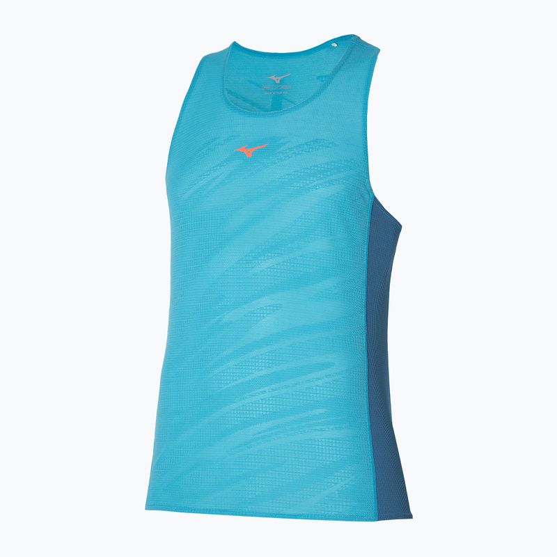 Pánske bežecké tielko Mizuno Aero Tank maui blue