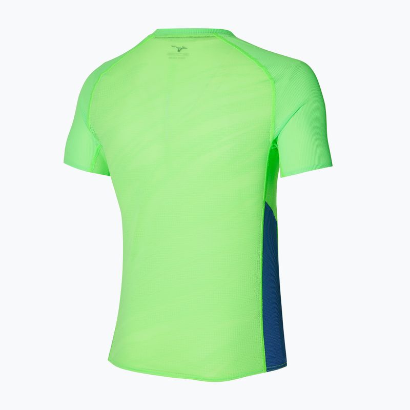 Pánske bežecké tričko Mizuno Aero Tee light green 2