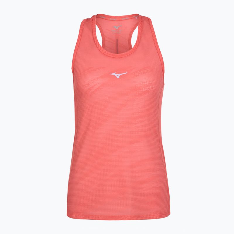 Dámske bežecké tielko Mizuno Aero Tank sunkissed coral