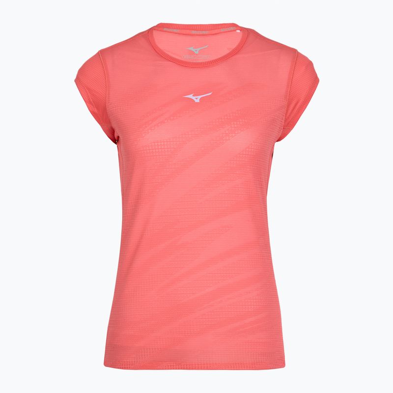 Dámske bežecké tričko Mizuno Aero Tee sunkissed coral