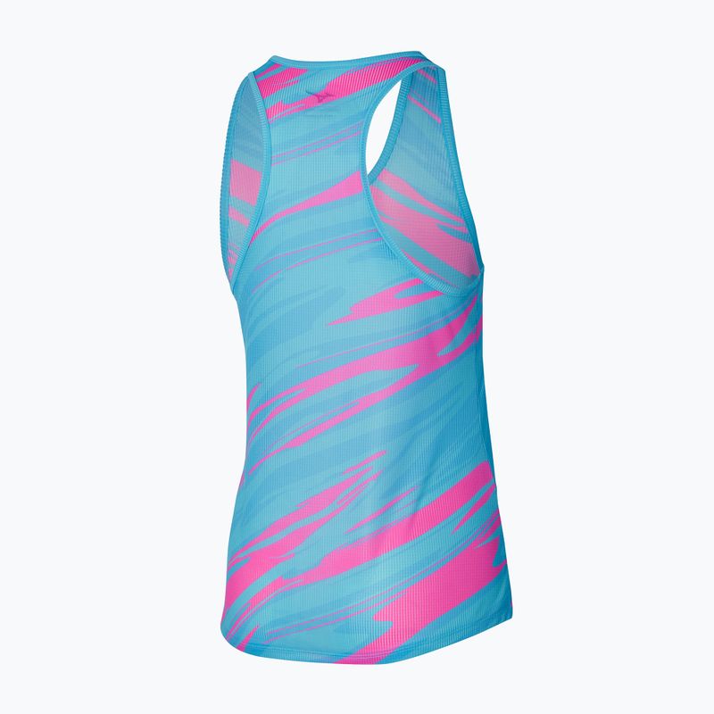 Dámske bežecké tielko Mizuno DAF Graphic Tank antigua sand 2