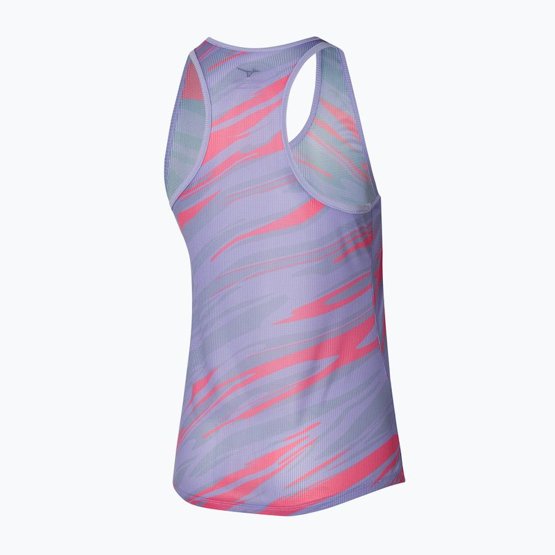 Dámske bežecké tielko Mizuno DAF Graphic Tank pastel lila 2