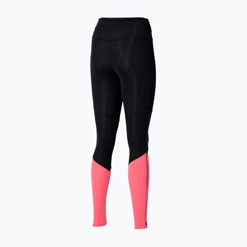 Dámske legíny Mizuno Core Long Tight black/coral 2