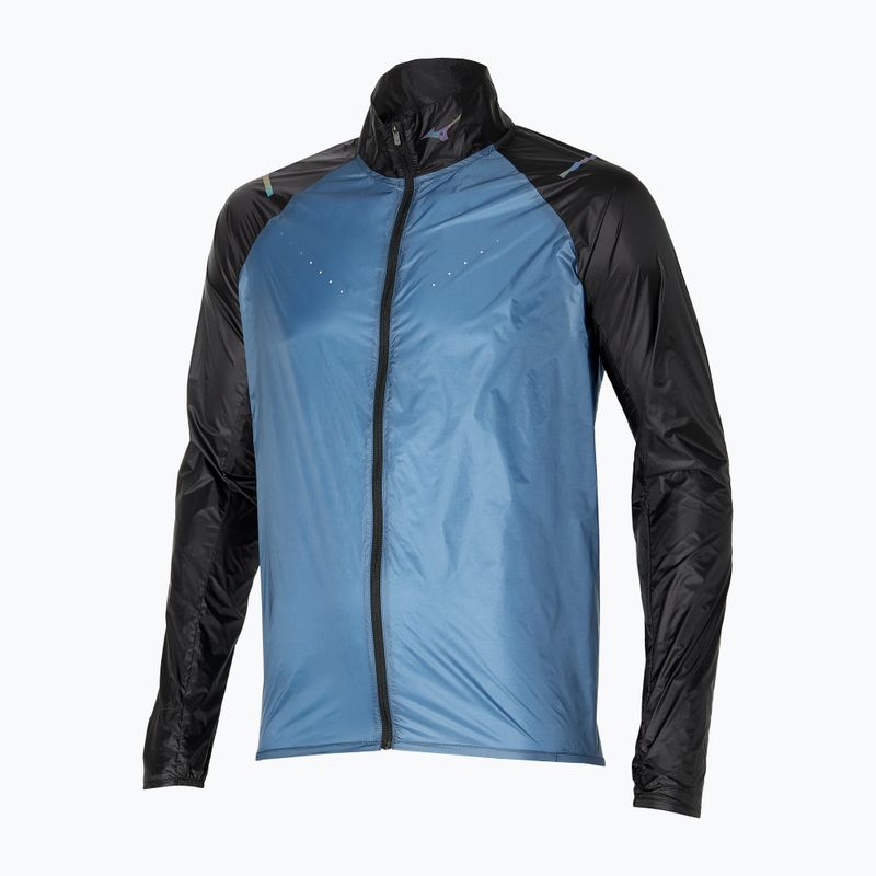 Pánska bežecká bunda Mizuno Aero blue ashes 4
